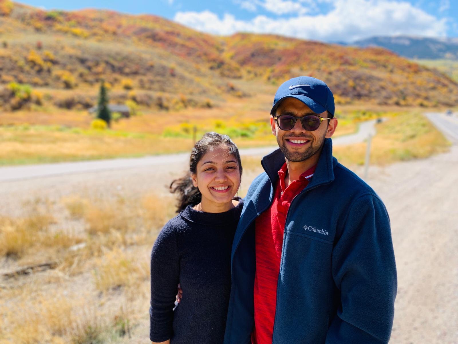  Happy Couple hiking